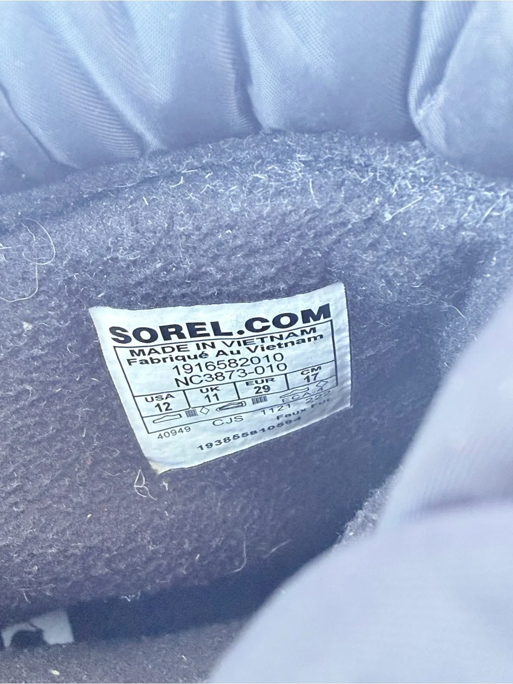 Sorel Kids Whitney II Puffy Mid Waterproof Snow Boots Black
